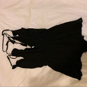 Short black romper